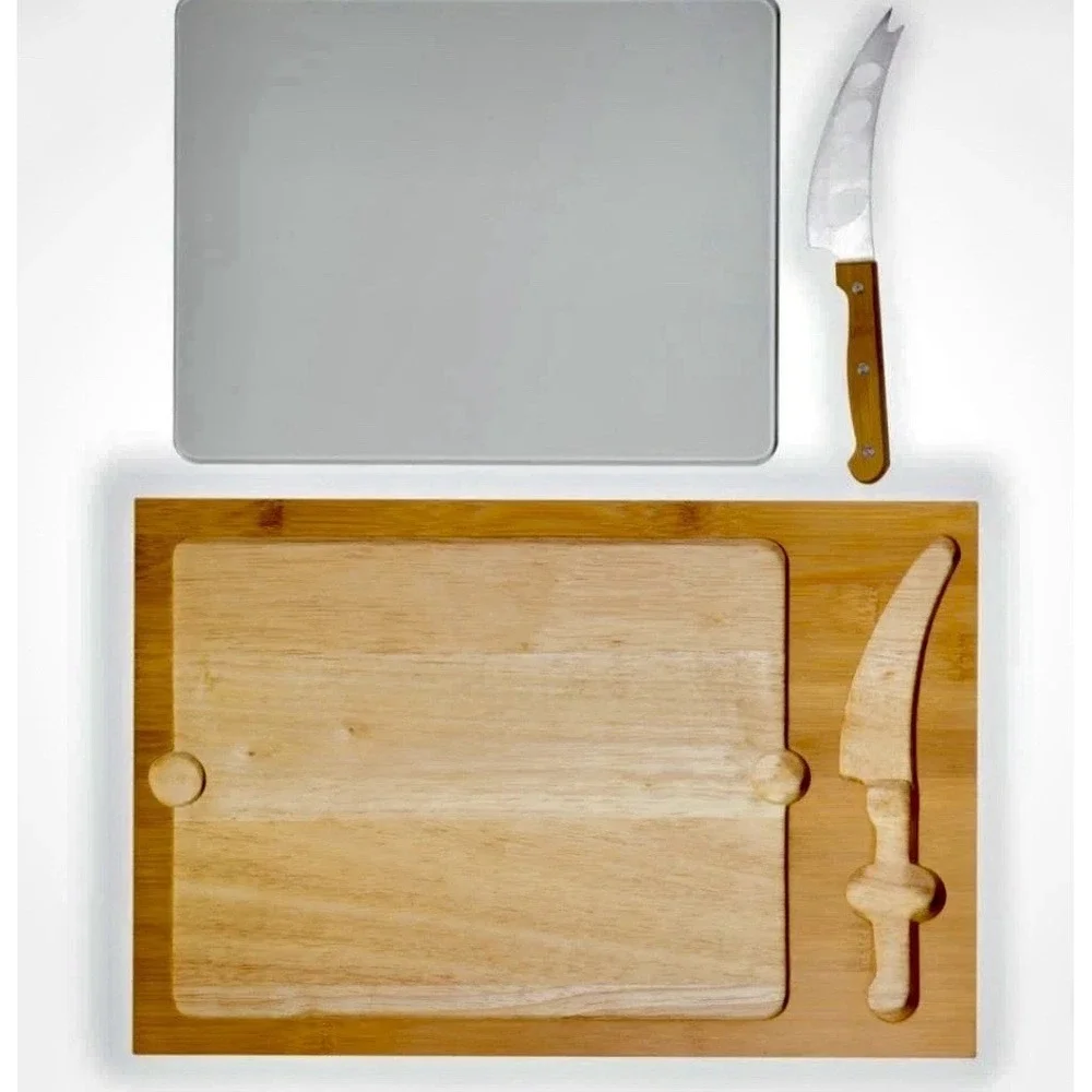 Charcuterie Board & Cheese Knife NFL Miami Dolphins logo Digital &  Natural Wood